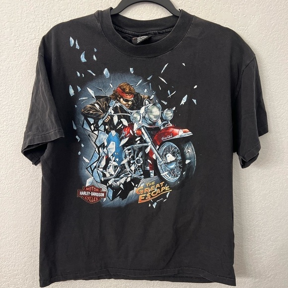 Harley Davidson The Great Escape Southern Navada Las Vegas T shirt size large - Picture 7 of 7